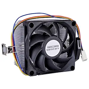AMD Socket FM1/AM3+/AM3/AM2+/AM2/1207/940/939/754 4-Pin Connector CPU Cooler With Aluminum Heatsink & 2.75" Fan For Desktop PC Computer