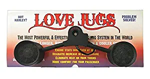Love Jugs Mighty Mites Flat Black V-Twin Engine Cooling System for 1999-2013 Harley Softail, Dyna and Touring Models