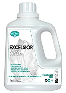 Excelsior SOAPFL3NF-U Liter Laundry Detergent with Eco Bottle, Fragrance Free by Excelsior