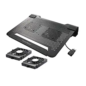 Cooler Master NotePal U2 - Laptop Cooling Pad with 2 Movable Fans