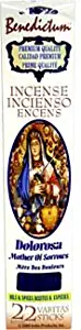 Indio Products Benedictum Stick Incense Mother of Sorrows