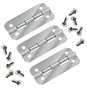 Igloo Cooler Stainless Steel Hinges for Ice Chests (Set of 3)