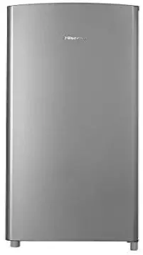 Hisense RR63D6ASE Refrigerator with Single Door and Freezer, 6.3 cu. ft., Stainless Silver