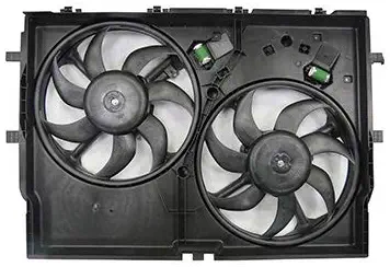 New Radiator And Condenser Fan Assembly For 2014-2018 RAM Promaster 1500 And Promaster 2500/3500 With Two Fans Side By Side, 3.6 Litire V6 CH3115186