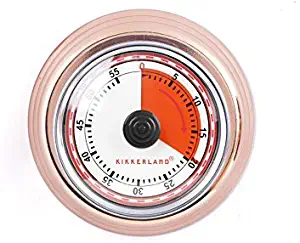 Kikkerland KT051-CO Magnetic Kitchen Timer, Copper