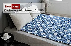 NEW HANIL Electric Heated Mattress PAD, Electric Blanket (2. Cloud, M-Full, Double)