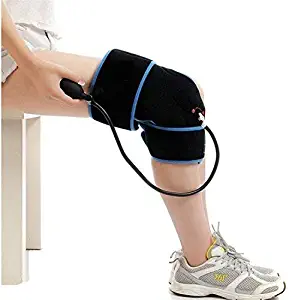 Cold Therapy Knee Wrap with Compression and Extra Ice Gel Pack - Essential Kit for Knee Pain Relief and Post Surgery Recovery by SimplyJnJ