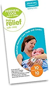 Medichill Perineal Cool Pads (with Covers) - Pack of 10 Postpartum Ice Packs & 10 Covers