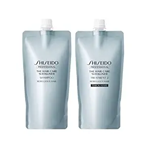 Shiseido sleek liner Shampoo + Treatment 2 (for hard hair) [450 size Refill refill set]