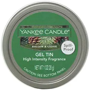 Yankee Candle BALSAM & CEDAR High Intensity Fragrance Gel Tin 1 Ounce