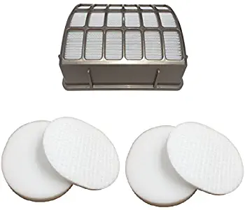 ECOMAID Replacement Filters for Shark Navigator Professional NV70, NV80,NV90 UV420 Vacuum Cleaner - Part # XFF80 & XHF80, Includes 1 HEPA Filter Plus 2 Foam & Felt Filter Kit