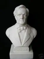 Wilhelm Richard Wagner Statuette Bust Figurine 5 Inches High