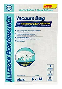 Miele FJM DVC Brand Allergen Bags 5 Pack