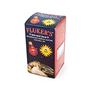 Fluker's 22800 Red Heat Bulbs for Reptiles, 40-watt