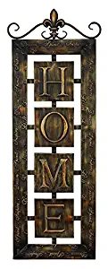 Deco 79 Metal Wall Plaque 'Home' An Intimate Wall Decor