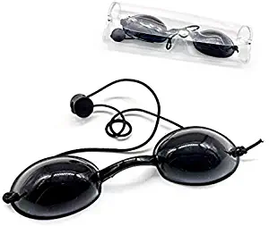 IPL Safety Goggles, Karono 200-2000nm Typical Wavelength Laser eye Protection Glasses, Tanning Goggles, Eyewear, Eyepatch, Eyeshields for Patients in IPL, UV, Infrared LED Light Therapy