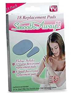 Smooth Away Hair Removal [18 replacment pads] As Seen on TV