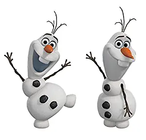 RoomMates Disney Frozen Olaf The Snow Man Peel And Stick Wall Decals - RMK2372SCS