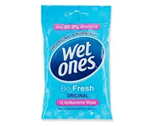 Wet Ones Soft & Refreshing Wipes Cooling 12 Wipes