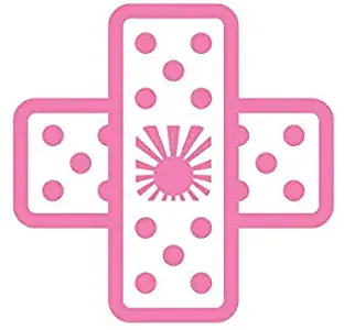 ION Graphics Magnet Pink Bandaid Magnetic Vinyl Japan Rising Sun Cute 5" Car Magnet Bumper Sticker