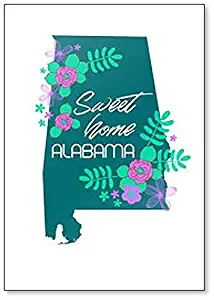 Sweet Home Alabama Artwork Illustration Fridge Magnet