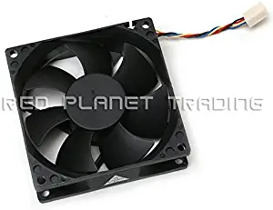 Genuine Dell CPU Heatsink CPU Cooling Fan Replacement FAN ONLY 4-Pin 4-Wire Inspiron 535, 535s, 537, 537s, 545, 545s, 560, 560s, 570, 570s, 580, 580s Studio XPS 8100 Compatible Part Numbers: C957N, H857C, F2KPP, 0F2KPP, T215K, TJ5T2, Y9M35, JPM3M Compatible Model Numbers: DS08025R12U, AUC0812D, TJ5T2-A008100