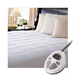 Sunbeam Luxury Quilted Electric Heated Queen Mattress Pad 