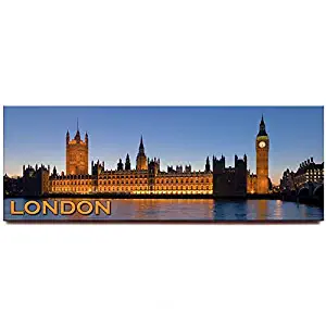 Place of Westminster panoramic fridge magnet London England UK travel souvenir