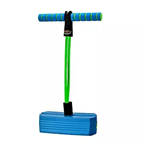 Joyin Toy Foam Pogo Jumper in Easy to Carry Zippered Bag- Safe and Fun Pogo Stick for All, 250 Pound Capacity (blue)