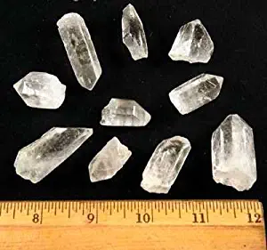 Clear Quartz Points "A/B" Grade (5/8" - 1.25") - 10pcs.