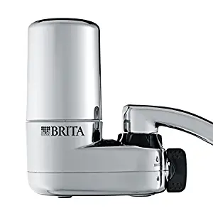 Brita Faucet Water Filter System with Light Indicator, Chrome