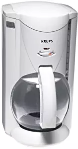 Krups 466-71 Crystal Aroma Plus Coffeemaker, White, DISCONTINUED