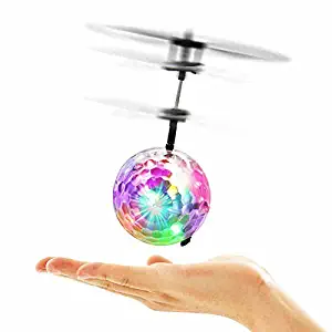 Flying Ball RC Toys for Children Goo Play for Kids Ball Helicopter Gifts for Kids Built-in-Shinning LED Disco Light Induction Ball Children Play Indoor and Outdoor Gifts for Kids Boy Girl