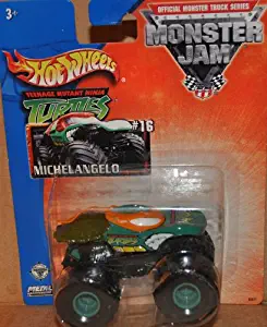 Hot Wheels 2003 monster jam ninja turtle michael angelo monster truck #16