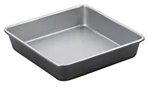 Cuisinart AMB-9SCK 9-Inch Chef's Classic Nonstick Bakeware Square Cake Pan, Silver