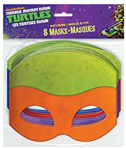 Unique Industries Nickelodeon Teenage Mutant Ninja Turtles Paper Masks (8)