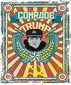 MAGNET Comrade Trump MAGA GOP 2020 Russian Hack Propaganda Resist Protest Anti Donald Trump MAGA GOP 2020 Magnet Decal Fridge Metal Magnet Window Vinyl 5"