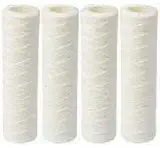 Compatible for CW-F Sediment Cartridge Polypropylene Cord-Wound, 10 Micron, 4-Pack