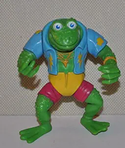 Vintage Genghis Frog (1989) Action Figure- Playmates - TMNT - Teenage Mutant Ninja Turtles Collectible