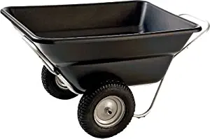 Smart Carts Contractor Grade Cart, 7 Cu. Ft. Tub, With 20 In. Spoke Wheels - Green