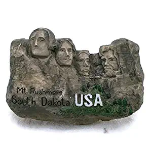 Mt. Rushmore South DAKOTA USA Souvenir Fridge Magnet Toy Set 3D Resin Collection