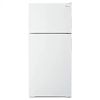 WHIRLPOOL REFRIGERATORS 2476849 Amana 14 cu.ft. Top-Freezer Refrigerator, White, Reversible Door