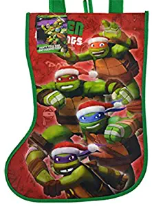 Christmas Stocking Shaped Reusable Tote Gift Bag (Teenage Mutant Ninja Turtles)