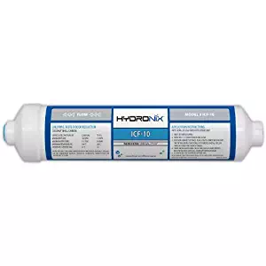 Hydronix ICF-10 Inline Coconut Filter 2000 Gal, 2" OD X 1 0" Length, 1/4" FNPT