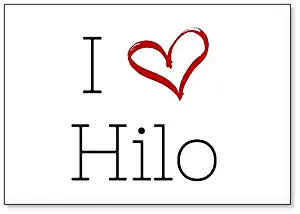 I Love Hilo, fridge magnet (design 3)