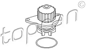 Water Pump Fits CITROEN Chanson C3 C2 Berlingo PEUGEOT Ranch 1.1-1.4L 1993-