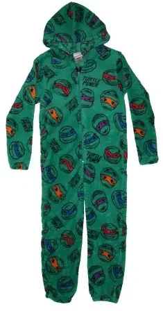 Character Teenage Mutant Ninja Turtles Hooded Suit Fleece 100% Polyester 9 to 10 Years Onesie
