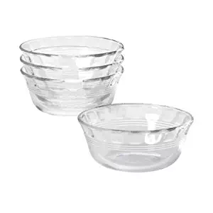 Pyrex Original 10 oz Custard Cup 4 pack,Clear glass