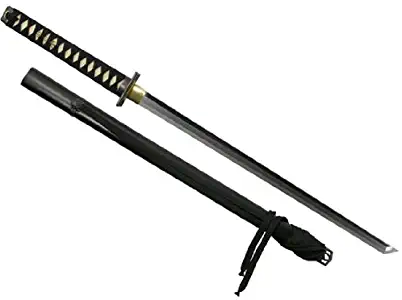 Paul Chen PC1071 Practical Ninja Sword 34 1/4" Overall Sharpened 22 1/2" Forged