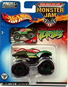 Hot Wheels 2002 METAL COLLECTION monster jam TEENAGE MUTANT ninja turtle #40 VERY HARD TO FIND